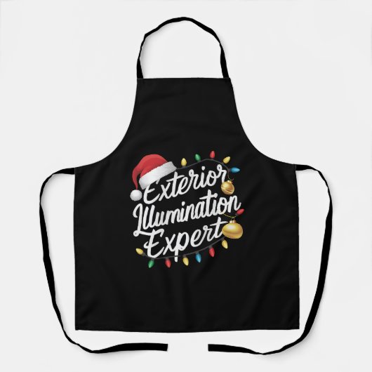 クリスマスライト装飾の外装照明のプロ エプロン (正面)