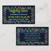 クリスマスライト設置名刺 名刺 (正面/裏面)