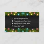 クリスマスライト設置名刺 名刺 (裏面)