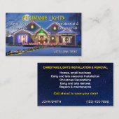 クリスマスライト設置名刺 名刺 (正面/裏面)