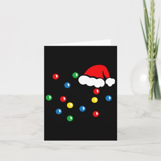 クリスマスライト食ナース衣装クリスマス2 カード (正面)