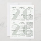 クリスマスライト24フォトコラージュ2026カレンダー シーズンカード (裏面)