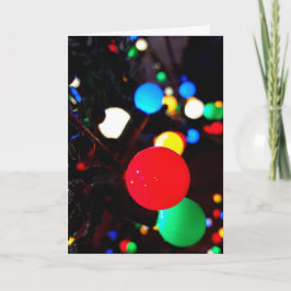 クリスマスライト カード