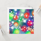 クリスマスライト カード (正面/裏面インサイチュ)