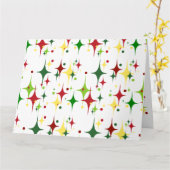 クリスマスライト カード (黄色い花)