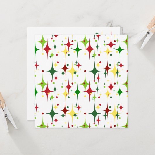 クリスマスライト カード (正面/裏面インサイチュ)