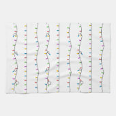 クリスマスライト キッチンタオル (横)