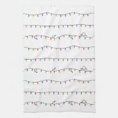 クリスマスライト キッチンタオル (縦)