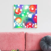 クリスマスライト キャンバスプリント (インサイチュ (リビング))