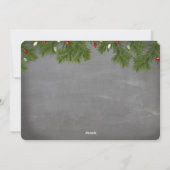 クリスマスライト |クリスマスフォトカード シーズンカード (裏面)