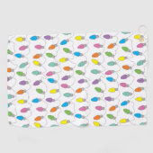 クリスマスライト ゴルフタオル (横)