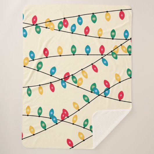 クリスマスライト シェルパブランケット (正面)