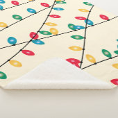 クリスマスライト シェルパブランケット (3/4)