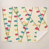 クリスマスライト シェルパブランケット (正面(横))