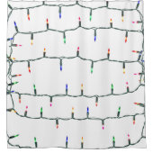 クリスマスライト シャワーカーテン (正面)