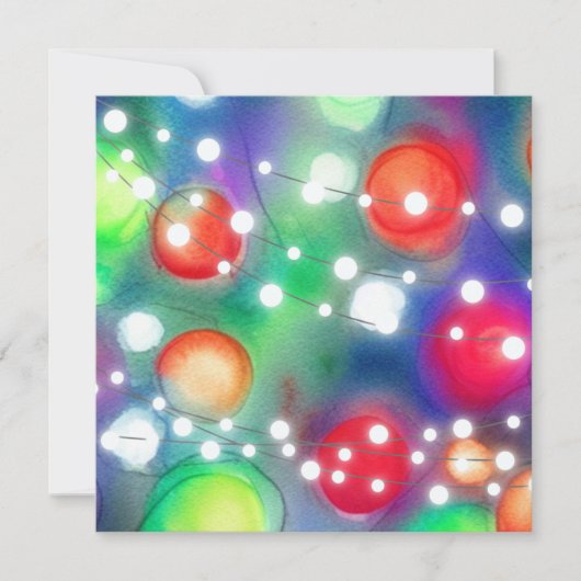 クリスマスライト シーズンカード (正面)