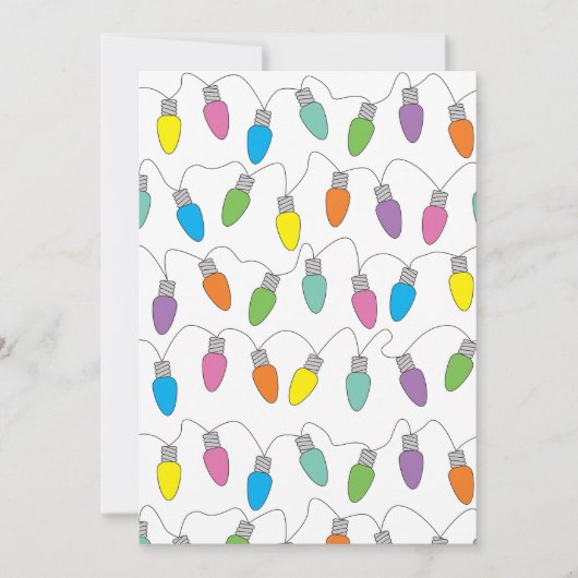 クリスマスライト シーズンカード (正面)