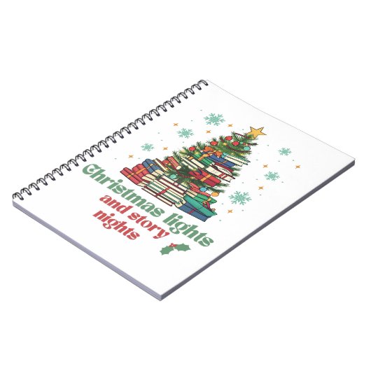 クリスマスライト&ストーリーナイト ノートブック (左側)