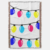 クリスマスライト スローブランケット (正面縦)