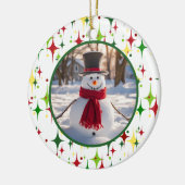 クリスマスライト セラミックオーナメント (左)