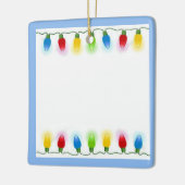 クリスマスライト セラミックオーナメント (左)