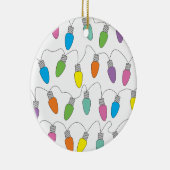 クリスマスライト セラミックオーナメント (右)