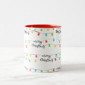 クリスマスライト ツートーンマグカップ (中央)