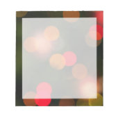 クリスマスライト ノートパッド (正面)