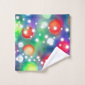 クリスマスライト バスタオルセット (ウォッシュタオル)