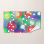 クリスマスライト バスタオルセット (ハンドタオル)