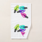 クリスマスライト バスタオルセット (ハンドタオル)