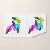 クリスマスライト バスタオルセット (ハンドタオル)