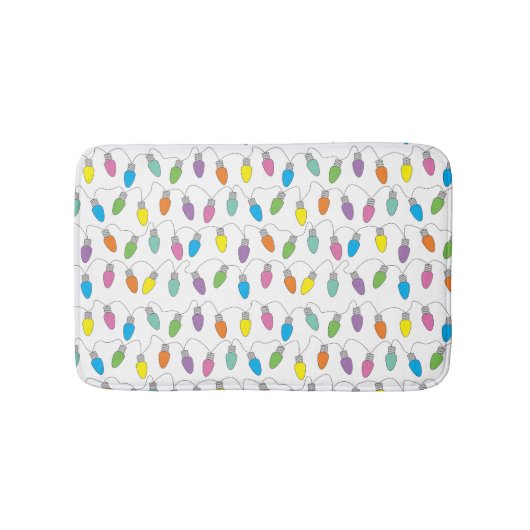 クリスマスライト バスマット (正面)