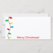 「クリスマスライト」フォトカード シーズンカード (正面)