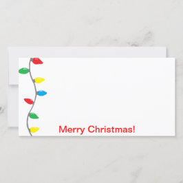 「クリスマスライト」フォトカード シーズンカード