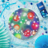 クリスマスライト ペーパープレート (パーティー)