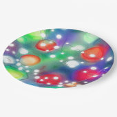 クリスマスライト ペーパープレート (アングル)