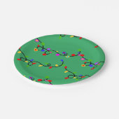 クリスマスライト ペーパープレート (アングル)