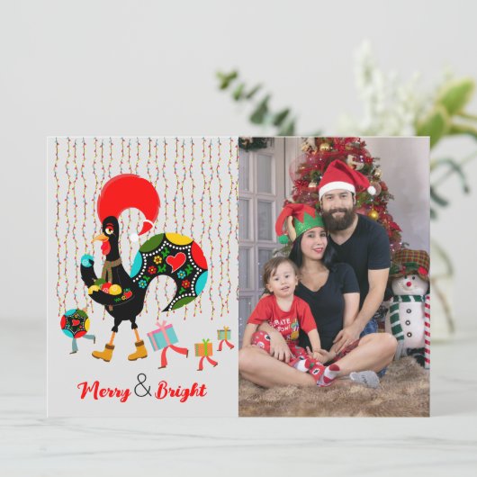 クリスマスライト、ボーブル、プレゼント、オンドリ (スタンド正面)