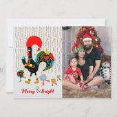 クリスマスライト、ボーブル、プレゼント、オンドリ (正面)