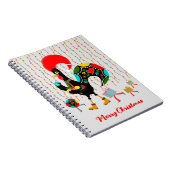 クリスマスライト、ボーブル、プレゼント、オンドリ ノートブック (右側)