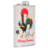 クリスマスライト、ボーブル、プレゼント、オンドリ フラスク (右)