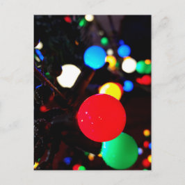 クリスマスライト ポストカード