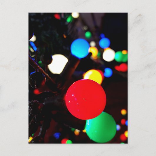 クリスマスライト ポストカード (正面)