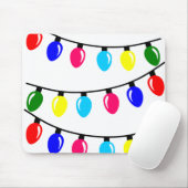 クリスマスライト マウスパッド (マウス)