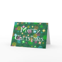 クリスマスライト「メリークリスマス」カードフロント文字