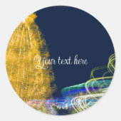 クリスマスライト ラウンドシール (正面)