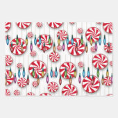 クリスマスライト ラッピングペーパーシート (正面)