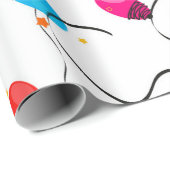 クリスマスライト ラッピングペーパー (ロールコーナー)