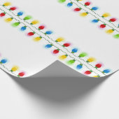 クリスマスライト ラッピングペーパー (角)